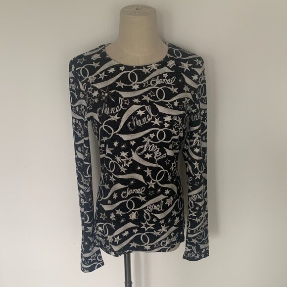 Chanel Camellia Black Cloth - Picture 1 of 12